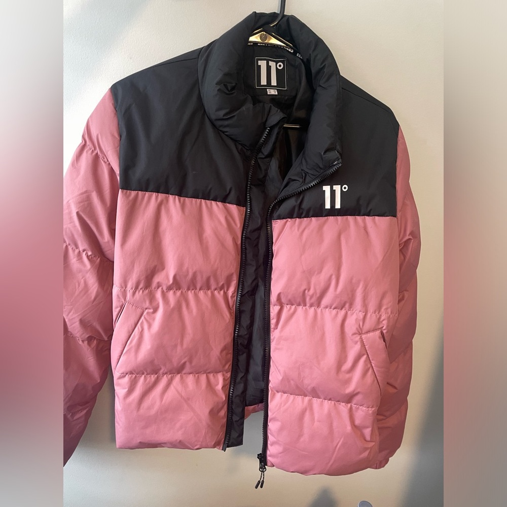 11 Degrees Pink Puffer Jacket